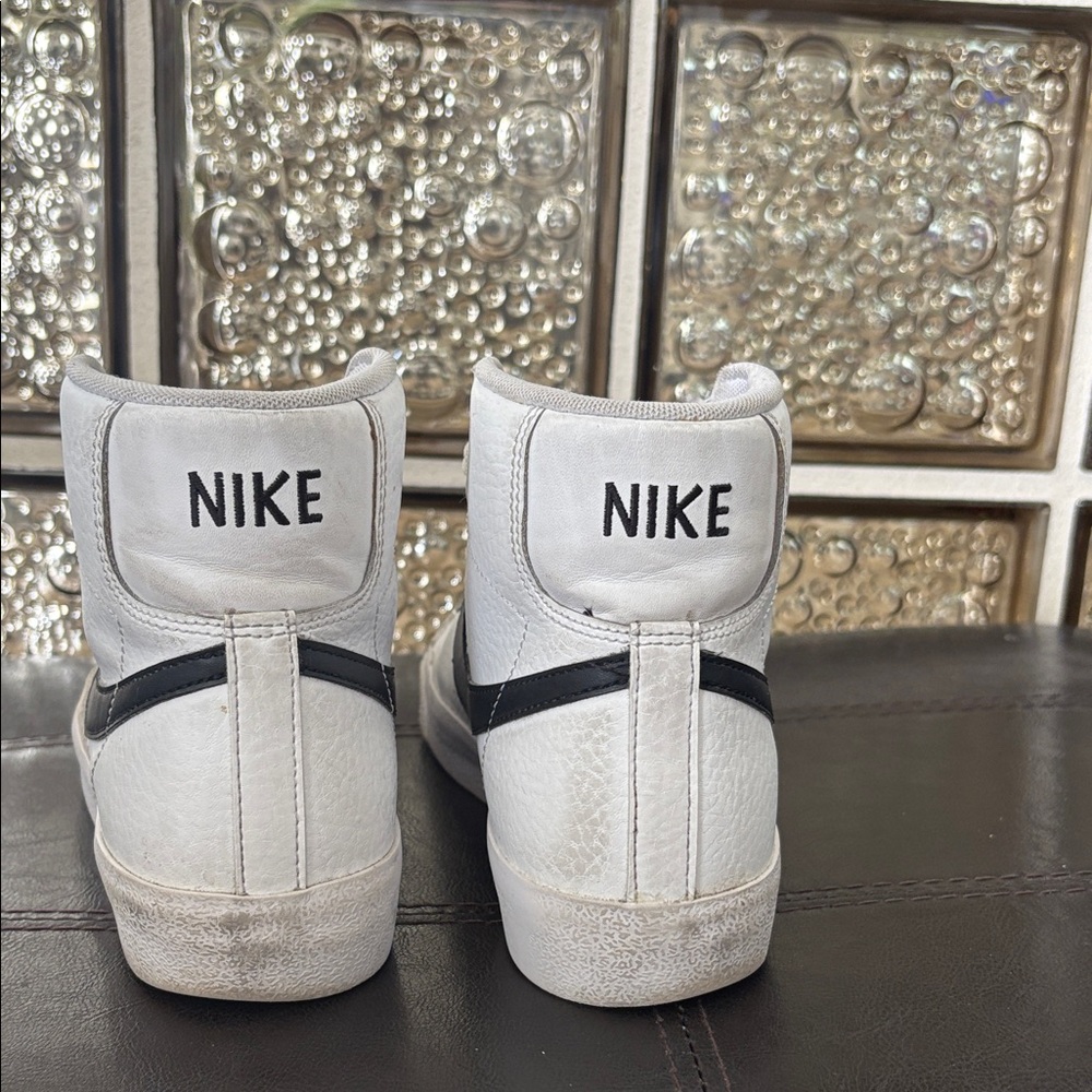 Nike White and Black High-Tops - Picture 5 of 8